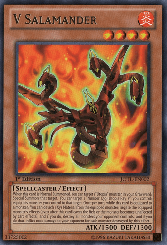 V Salamander - JOTL-EN002 Rare 1st Edition