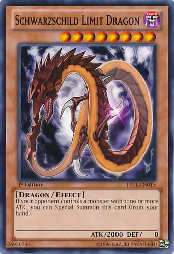 Schwarzschild Limit Dragon - JOTL-EN015 Common 1st Edition