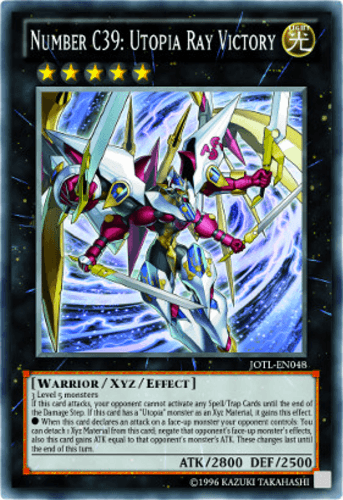 Number C39: Utopia Ray Victory - JOTL-EN048 Super Rare Unlimited