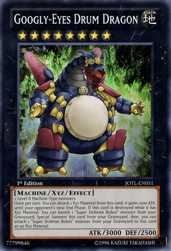 Googly-Eyes Drum Dragon - JOTL-EN051 Common 1st Edition