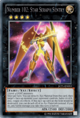Number 102: Star Seraph Sentry - JOTL-EN053 Rare 1st Edition