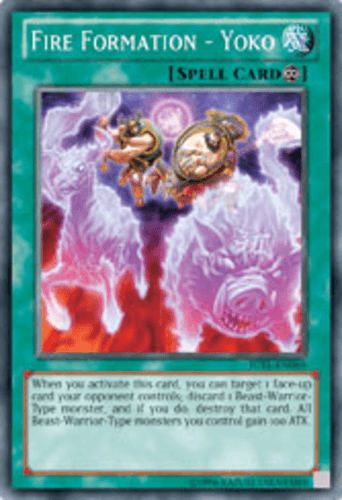 Fire Formation - Yoko - JOTL-EN065 Super Rare Unlimited