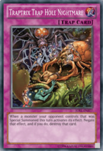 Traptrix Trap Hole Nightmare - JOTL-EN077 Super Rare 1st Edition