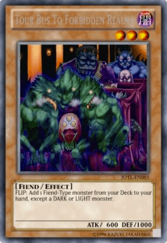 Tour Bus To Forbidden Realms - JOTL-EN085 Rare 1st Edition