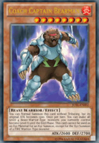 Coach Captain Bearman - JOTL-EN092 Ultra Rare 1st Edition