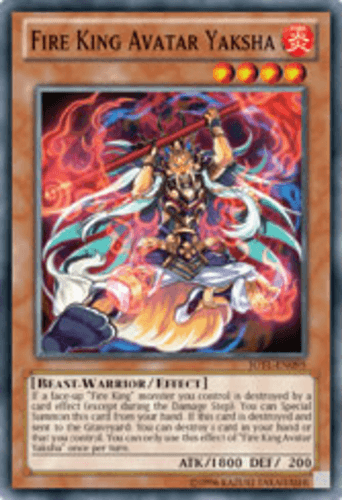 Fire King Avatar Yaksha - JOTL-EN095 Super Rare Unlimited