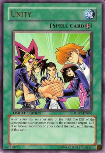 Unity - JUMP-EN006 Ultra Rare Limited Edition