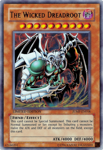 The Wicked Dreadroot - JUMP-EN018 Ultra Rare Limited Edition