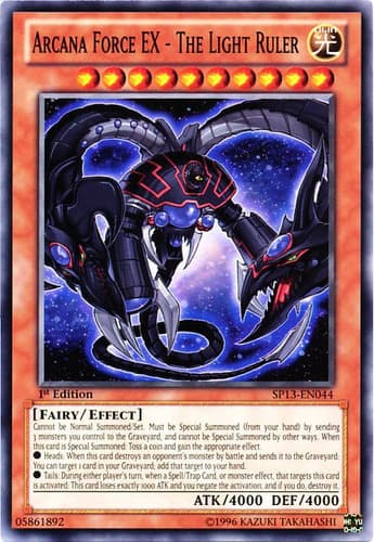 Arcana Force EX - The Light Ruler - JUMP-EN027 Ultra Rare Limited Edition