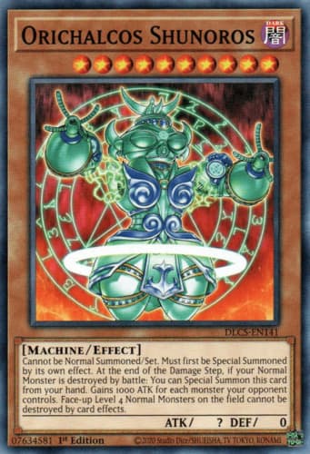 Orichalcos Shunoros - JUMP-EN035 Ultra Rare Limited Edition