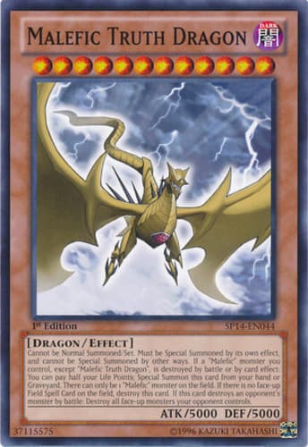 Malefic Truth Dragon - JUMP-EN048 Ultra Rare Limited Edition