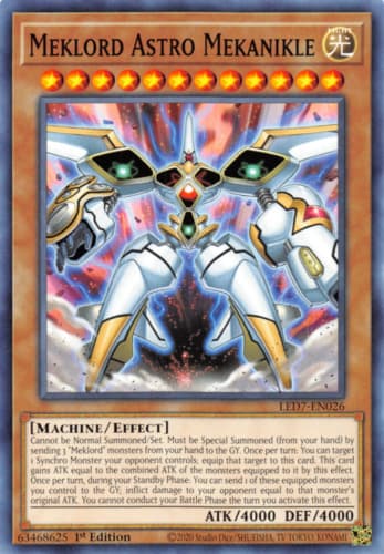 Meklord Astro Mekanikle - JUMP-EN050 Ultra Rare Limited Edition