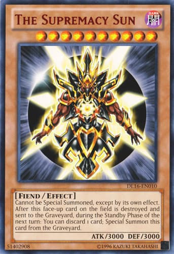 The Supremacy Sun - JUMP-EN057 Ultra Rare Limited Edition