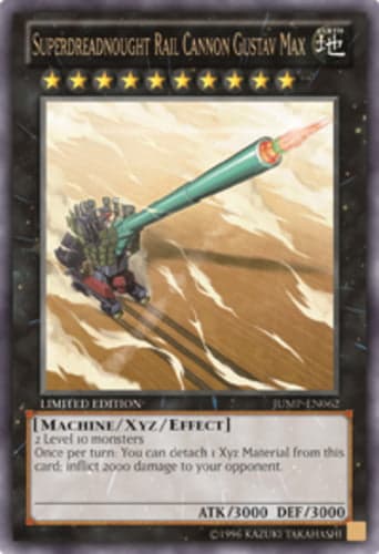 Superdreadnought Rail Cannon Gustav Max - JUMP-EN062 Ultra Rare Limited Edition