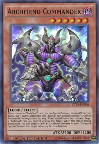 Archfiend Commander - JUMP-EN067 Ultra Rare Limited Edition