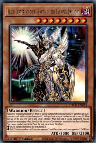 Black Luster Soldier - Envoy of the Evening Twilight - JUMP-EN069 Ultra Rare Limited Edition