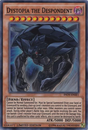 Dystopia the Despondent - JUMP-EN075 Ultra Rare Limited Edition