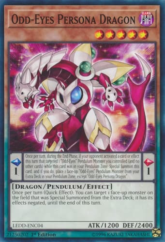 Odd-Eyes Persona Dragon - JUMP-EN079 Ultra Rare Limited Edition