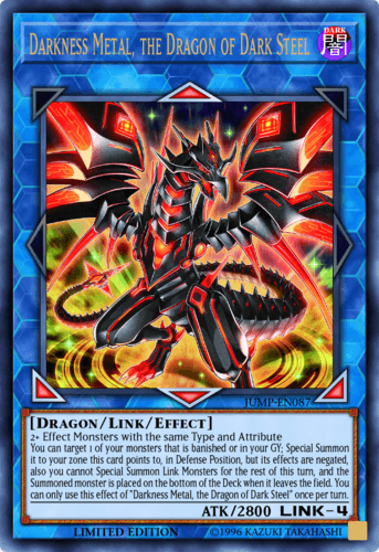 Darkness Metal, the Dragon of Dark Steel - JUMP-EN087 Ultra Rare Limited Edition