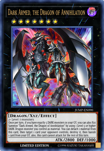Dark Armed, the Dragon of Annihilation - JUMP-EN090 Ultra Rare Limited Edition