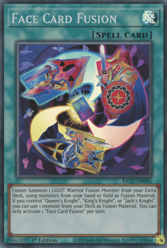 Face Card Fusion - KICO-EN005 Super Rare 1st Edition