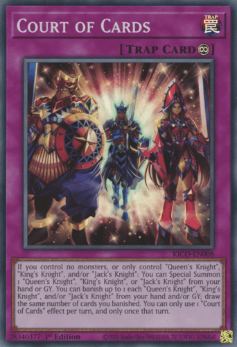 Court of Cards - KICO-EN008 Super Rare 1st Edition
