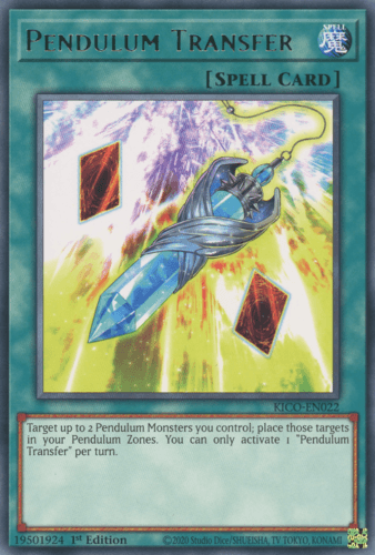 Pendulum Transfer - KICO-EN022 Rare 1st Edition