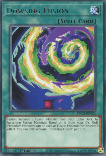 Dowsing Fusion - KICO-EN024 Rare 1st Edition