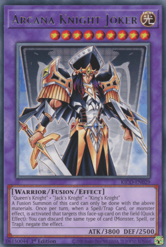 Arcana Knight Joker - KICO-EN029 Rare 1st Edition