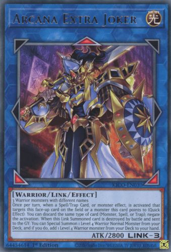 Arcana Extra Joker - KICO-EN030 Rare 1st Edition