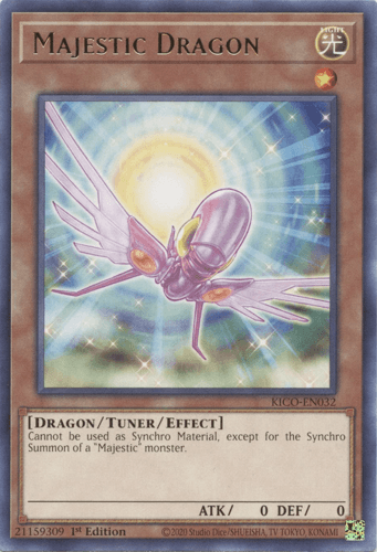 Majestic Dragon - KICO-EN032 Rare 1st Edition