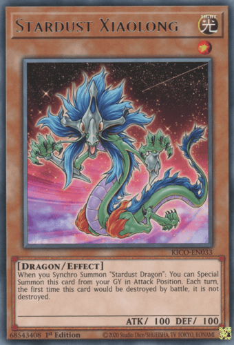 Stardust Xiaolong - KICO-EN033 Rare 1st Edition