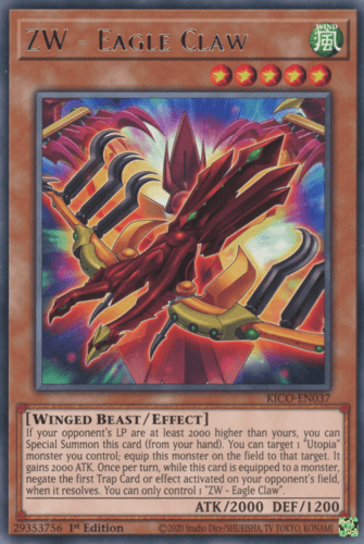 ZW - Eagle Claw - KICO-EN037 Rare 1st Edition