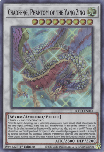 Chaofeng, Phantom of the Yang Zing - KICO-EN041 Super Rare 1st Edition