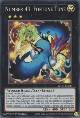 Number 49: Fortune Tune - KICO-EN048 Super Rare 1st Edition