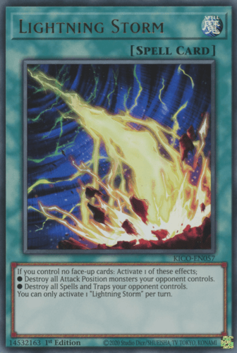 Lightning Storm - KICO-EN057 Ultra Rare 1st Edition
