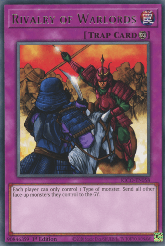 Rivalry of Warlords - KICO-EN058 Collector's Rare 1st Edition
