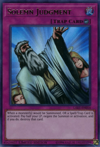 Solemn Judgment - LART-EN014 Ultra Rare Limited Edition