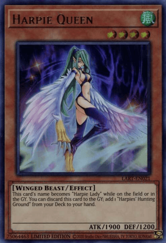 Harpie Queen - LART-EN021 Ultra Rare Limited Edition