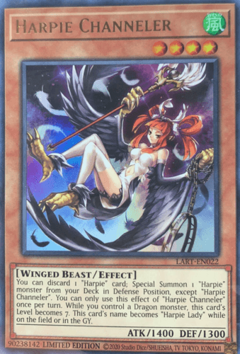 Harpie Channeler - LART-EN022 Ultra Rare Limited Edition