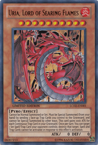 Uria, Lord of Searing Flames - LC02-EN001 Ultra Rare Limited Edition