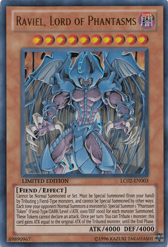 Raviel, Lord of Phantasms - LC02-EN003 Ultra Rare Limited Edition