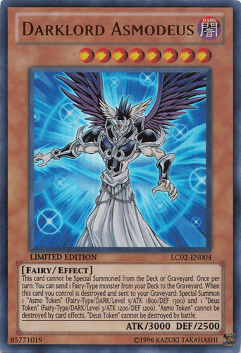 Darklord Asmodeus - LC02-EN004 Ultra Rare Limited Edition