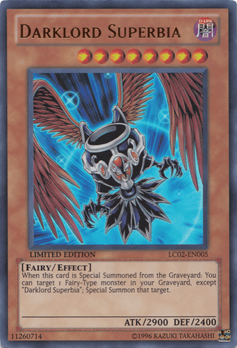 Darklord Superbia - LC02-EN005 Ultra Rare Limited Edition