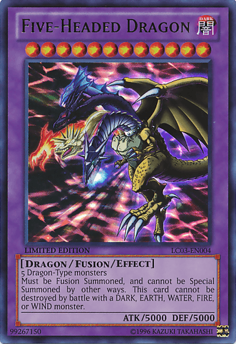 Five-Headed Dragon - LC03-EN004 Ultra Rare Limited Edition