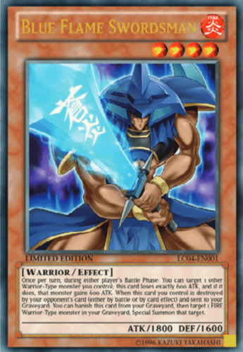 Blue Flame Swordsman - LC04-EN001 Ultra Rare Limited Edition