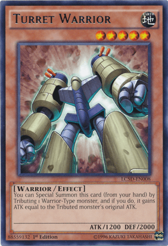 Turret Warrior - LC5D-EN008 Rare 1st Edition