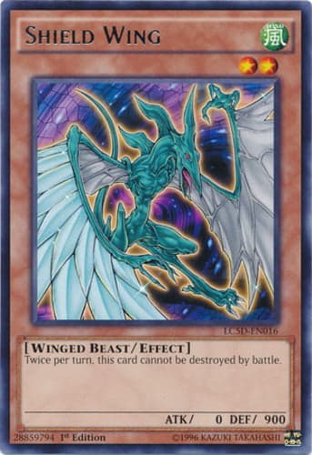 Shield Wing - LC5D-EN016 Rare 1st Edition