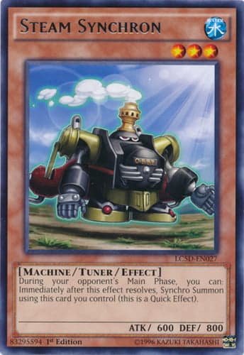 Steam Synchron - LC5D-EN027 Rare 1st Edition