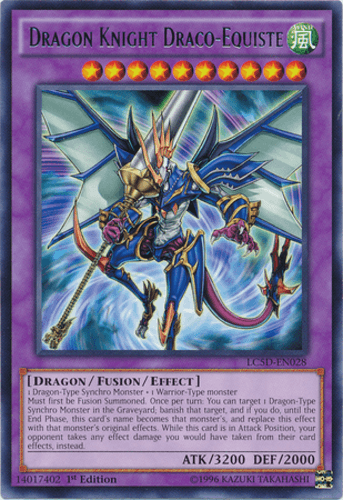 Dragon Knight Draco-Equiste - LC5D-EN028 Rare 1st Edition